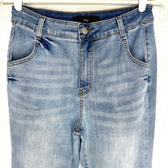 Juny wide leg high waist retro jeans size M - Picture 2 of 11